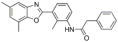 Benzeneacetamide, N-[3-(5,7-dimethyl-2-benzoxazolyl)-2-methylphenyl]- (9CI) CAS#: 590395-89-4