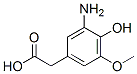 Benzeneacetic acid, 3-amino-4-hydroxy-5-methoxy- (9CI) CAS#: 692257-57-1