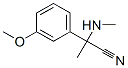 Benzeneacetonitrile, 3-methoxy-alpha-methyl-alpha-(methylamino)- (9CI) CAS#: 691346-13-1
