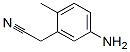 Benzeneacetonitrile, 5-amino-2-methyl- (9CI) CAS#: 561064-38-8
