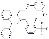 BenzeneethanaMine, N-[3-(3-broMophenoxy)propyl]-N-[[2-chloro-3-(trifluoroMethyl)phenyl]Methyl]-b-phenyl- CAS#: 612494-90-3