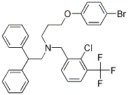 BenzeneethanaMine, N-[3-(4-broMophenoxy)propyl]-N-[[2-chloro-3-(trifluoroMethyl)phenyl]Methyl]-b-phenyl- CAS#: 612494-91-4