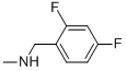 Benzenemethanamine, 2,4-difluoro-N-methyl- (9CI) CAS#: 696589-32-9