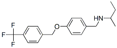 Benzenemethanamine, N-(1-methylpropyl)-4-4-(trifluoromethyl)phenylmethoxy- CAS#: 66742-35-6