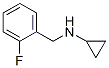Benzenemethanamine, N-cyclopropyl-2-fluoro- (9CI) CAS#: 625435-02-1