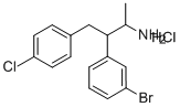 Benzenepropanamine, b-(3-bromophenyl)-4-chloro-a-methyl-, hydrochloride (9CI) CAS#: 605680-51-1