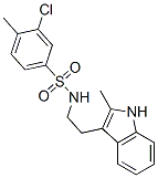 Benzenesulfonamide, 3-chloro-4-methyl-N-[2-(2-methyl-1H-indol-3-yl)ethyl]- (9CI) CAS#: 606133-71-5