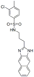 Benzenesulfonamide, 3-chloro-4-methyl-N-[3-(1H-naphth[2,3-d]imidazol-2-yl)propyl]- (9CI) CAS#: 606133-54-4