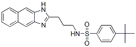 Benzenesulfonamide, 4-(1,1-dimethylethyl)-N-[3-(1H-naphth[2,3-d]imidazol-2-yl)propyl]- (9CI) CAS#: 606133-48-6