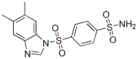 Benzenesulfonamide, 4-[(5,6-dimethyl-1H-benzimidazol-1-yl)sulfonyl]- (9CI) CAS#: 606131-22-0