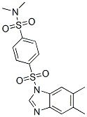 Benzenesulfonamide, 4-[(5,6-dimethyl-1H-benzimidazol-1-yl)sulfonyl]-N,N-dimethyl- (9CI) CAS#: 606131-21-9