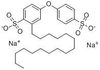 Benzenesulfonic acid, hexadecyl(sulfophenoxy)-, disodium salt CAS#: 65143-89-7