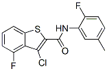 Benzo[b]thiophene-2-carboxamide, 3-chloro-4-fluoro-N-(2-fluoro-5-methylphenyl)- (9CI) CAS#: 588673-76-1