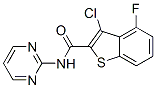 Benzo[b]thiophene-2-carboxamide, 3-chloro-4-fluoro-N-2-pyrimidinyl- (9CI) CAS#: 588675-49-4