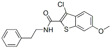 Benzo[b]thiophene-2-carboxamide, 3-chloro-6-methoxy-N-(2-phenylethyl)- (9CI) CAS#: 587842-32-8