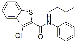 Benzo[b]thiophene-2-carboxamide, 3-chloro-N-[2-(1-methylpropyl)phenyl]- (9CI) CAS#: 600122-31-4
