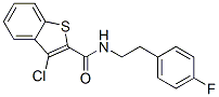 Benzo[b]thiophene-2-carboxamide, 3-chloro-N-[2-(4-fluorophenyl)ethyl]- (9CI) CAS#: 587846-20-6