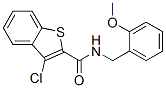 Benzo[b]thiophene-2-carboxamide, 3-chloro-N-[(2-methoxyphenyl)methyl]- (9CI) CAS#: 587846-13-7
