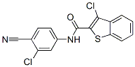Benzo[b]thiophene-2-carboxamide, 3-chloro-N-(3-chloro-4-cyanophenyl)- (9CI) CAS#: 600122-22-3