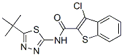 Benzo[b]thiophene-2-carboxamide, 3-chloro-N-[5-(1,1-dimethylethyl)-1,3,4-thiadiazol-2-yl]- (9CI) CAS#: 600122-34-7