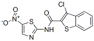 Benzo[b]thiophene-2-carboxamide, 3-chloro-N-(5-nitro-2-thiazolyl)- (9CI) CAS#: 600122-20-1