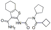 Benzo[b]thiophene-3-carboxamide, 2-[[[(cyclobutylcarbonyl)cyclopentylamino]acetyl]amino]-4,5,6,7-tetrahydro- (9CI) CAS#: 606109-57-3
