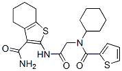 Benzo[b]thiophene-3-carboxamide, 2-[[[cyclohexyl(2-thienylcarbonyl)amino]acetyl]amino]-4,5,6,7-tetrahydro- (9CI) CAS#: 606108-92-3