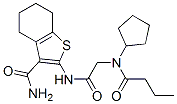 Benzo[b]thiophene-3-carboxamide, 2-[[[cyclopentyl(1-oxobutyl)amino]acetyl]amino]-4,5,6,7-tetrahydro- (9CI) CAS#: 606109-08-4