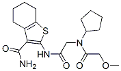Benzo[b]thiophene-3-carboxamide, 2-[[[cyclopentyl(methoxyacetyl)amino]acetyl]amino]-4,5,6,7-tetrahydro- (9CI) CAS#: 606109-49-3