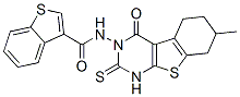 Benzo[b]thiophene-3-carboxamide, N-(1,4,5,6,7,8-hexahydro-7-methyl-4-oxo-2-thioxo[1]benzothieno[2,3-d]pyrimidin-3(2H)-yl)- (9CI) CAS#: 588714-96-9
