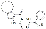 Benzo[b]thiophene-3-carboxamide, N-(1,4,5,6,7,8,9,10-octahydro-4-oxo-2-thioxocycloocta[4,5]thieno[2,3-d]pyrimidin-3(2H)-yl)- (9CI) CAS#: 590351-49-8
