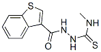 Benzo[b]thiophene-3-carboxylic acid, 2-[(methylamino)thioxomethyl]hydrazide (9CI) CAS#: 588686-01-5