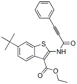 Benzo[b]thiophene-3-carboxylic acid, 6-(1,1-dimethylethyl)-2-[(1-oxo-3-phenyl-2-propynyl)amino]-, ethyl ester (9CI) CAS#: 588678-15-3
