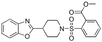 Benzoic acid, 2-[[4-(2-benzoxazolyl)-1-piperidinyl]sulfonyl]-, methyl ester (9CI) CAS#: 606082-29-5