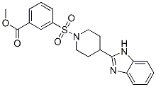 Benzoic acid, 3-[[4-(1H-benzimidazol-2-yl)-1-piperidinyl]sulfonyl]-, methyl ester (9CI) CAS#: 606082-30-8