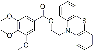 Benzoic acid, 3,4,5-trimethoxy-, 2-phenothiazin-10-ylethyl ester CAS#: 7046-85-7