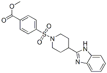 Benzoic acid, 4-[[4-(1H-benzimidazol-2-yl)-1-piperidinyl]sulfonyl]-, methyl ester (9CI) CAS#: 606082-33-1
