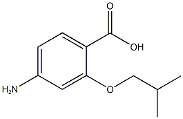 Benzoic acid, 4-amino-2-isobutoxy- (5CI) CAS#: 644990-75-0