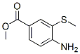 Benzoic acid, 4-amino-3-(methylthio)-, methyl ester (9CI) CAS#: 634602-34-9