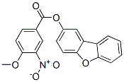 Benzoic acid, 4-methoxy-3-nitro-, 2-dibenzofuranyl ester (9CI) CAS#: 587837-39-6