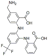 Benzoic  acid,  5-(aminomethyl)-2-[[2-[(2-carboxyphenyl)amino]-4-(trifluoromethyl)phenyl]amino]- CAS#: 687635-37-6