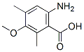 Benzoic acid, 6-amino-3-methoxy-2,4-dimethyl- (9CI) CAS#: 637347-87-6
