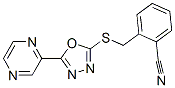 Benzonitrile, 2-[[(5-pyrazinyl-1,3,4-oxadiazol-2-yl)thio]methyl]- (9CI) CAS#: 604740-30-9