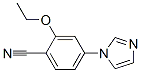 Benzonitrile, 2-ethoxy-4-(1H-imidazol-1-yl)- (9CI) CAS#: 186191-36-6