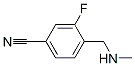 Benzonitrile, 3-fluoro-4-[(methylamino)methyl]- (9CI) CAS#: 633698-43-8