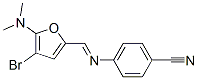 Benzonitrile,  4-[[[4-bromo-5-(dimethylamino)-2-furanyl]methylene]amino]- CAS#: 625411-12-3