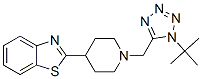 Benzothiazole, 2-[1-[[1-(1,1-dimethylethyl)-1H-tetrazol-5-yl]methyl]-4-piperidinyl]- (9CI) CAS#: 606082-39-7