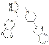 Benzothiazole, 2-[1-[[1-(1,3-benzodioxol-5-ylmethyl)-1H-tetrazol-5-yl]methyl]-4-piperidinyl]- (9CI) CAS#: 606082-57-9