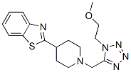 Benzothiazole, 2-[1-[[1-(2-methoxyethyl)-1H-tetrazol-5-yl]methyl]-4-piperidinyl]- (9CI) CAS#: 606082-41-1