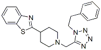 Benzothiazole, 2-[1-[[1-(2-phenylethyl)-1H-tetrazol-5-yl]methyl]-4-piperidinyl]- (9CI) CAS#: 606082-63-7